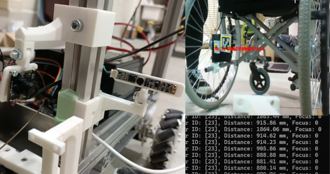 Mechanical docking and motion concept render for assistive mobility platform prototype work
